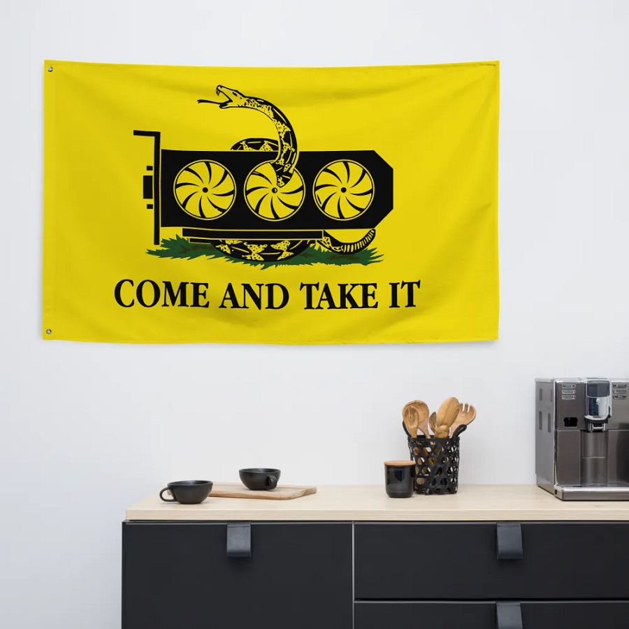 come and take it gpu flag - 100% polyester product image (6)