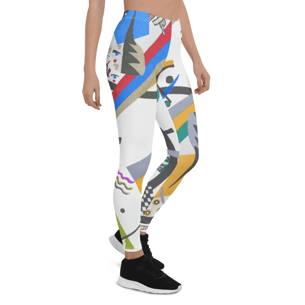 Abstract Lithographic Pattern Design leggings - V4 product image (7)
