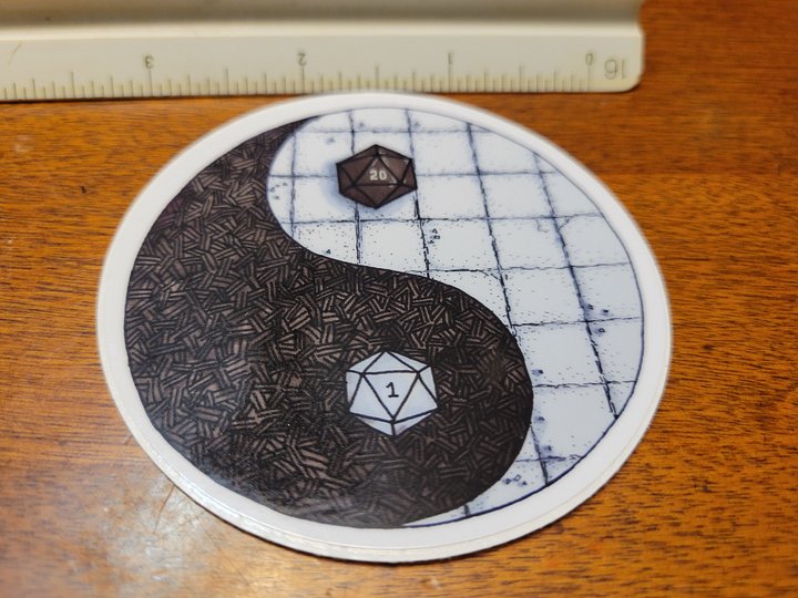 TTRPG Yin-Yang Sticker product image (2)