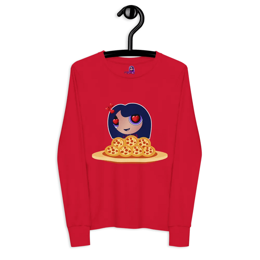 Youth Pizza Love Long Sleeve Top product image (8)