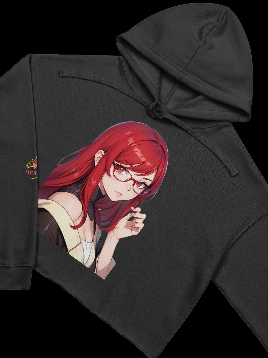 (Red WAIFU) K Crop Hoodie product image (3)