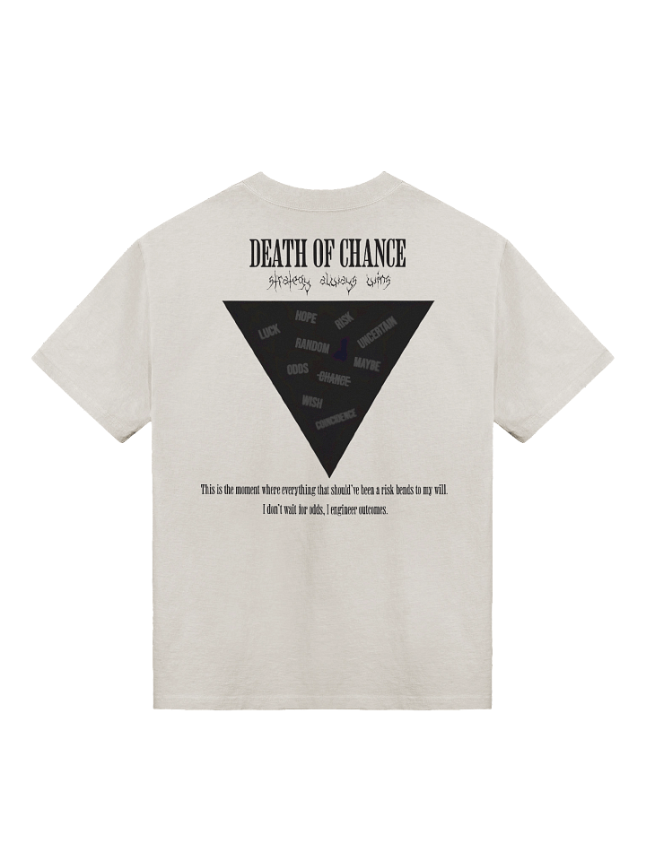 Magigio Death of Chance “Calculated” Oversized Faded Tee (Black) product image (2)
