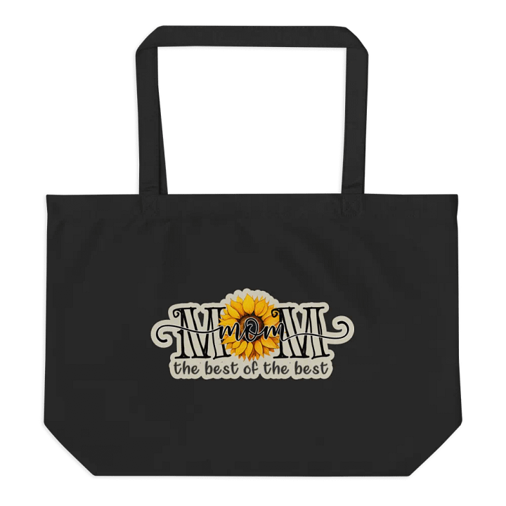Best Mom In The World Organic Cotton Tote product image (2)