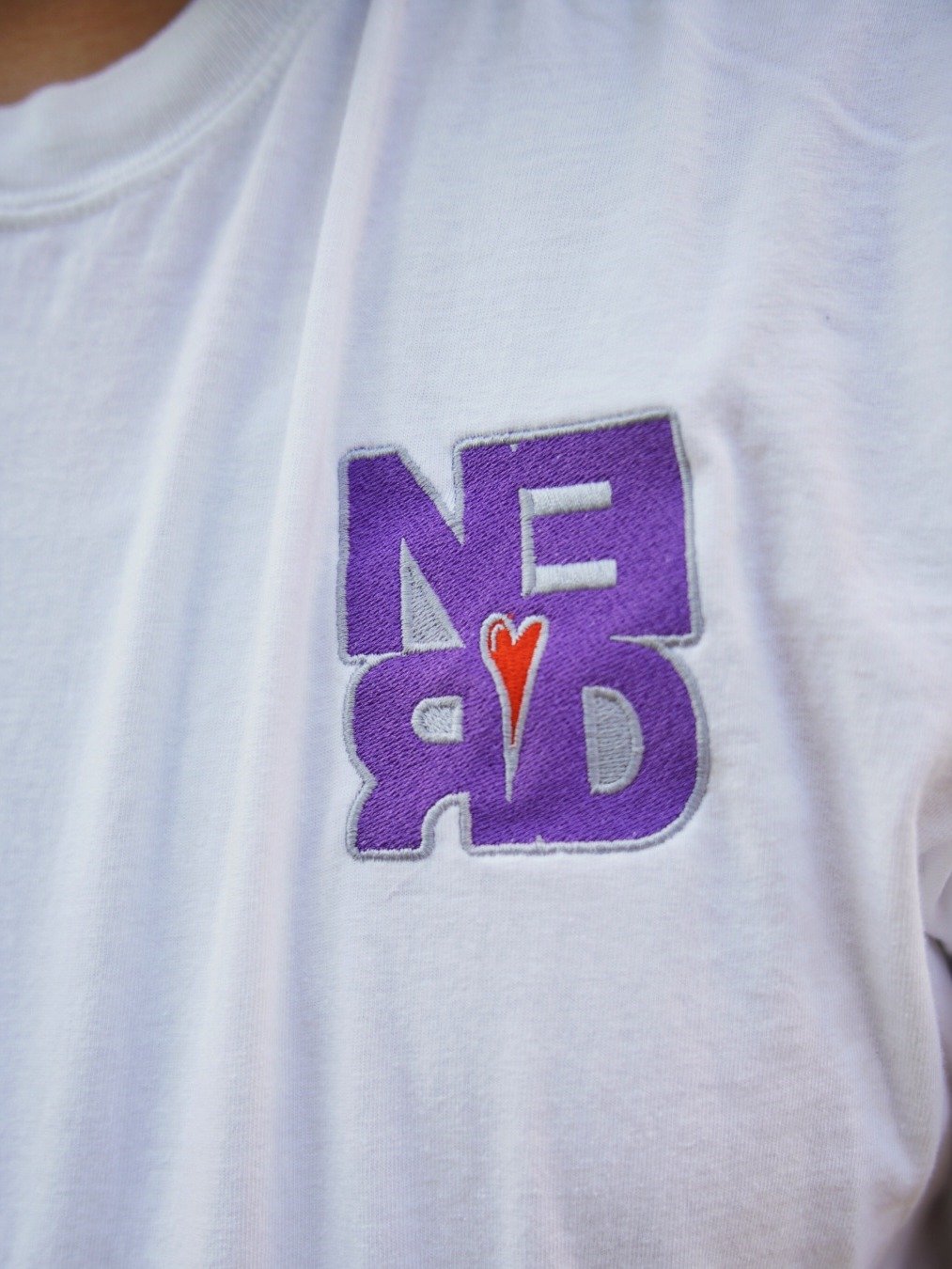 Nerd Heart Embroidered Tee (Streamer Edition) product image (3)
