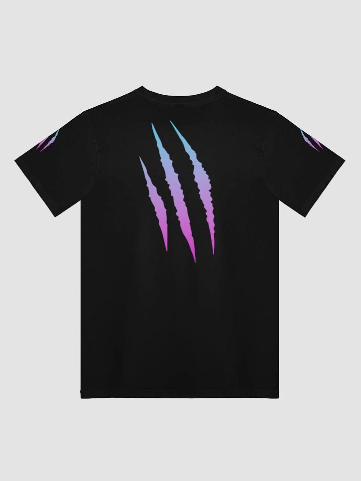 "Scratch Claws Gradient" (Sky Blue/Purple/Grey) AS Colour Unisex Premium T-Shirt product image (1)