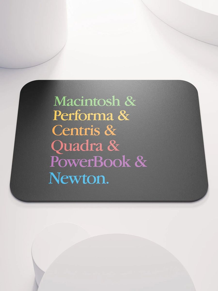 1993 Lineup Black Mouse Pad product image (1)
