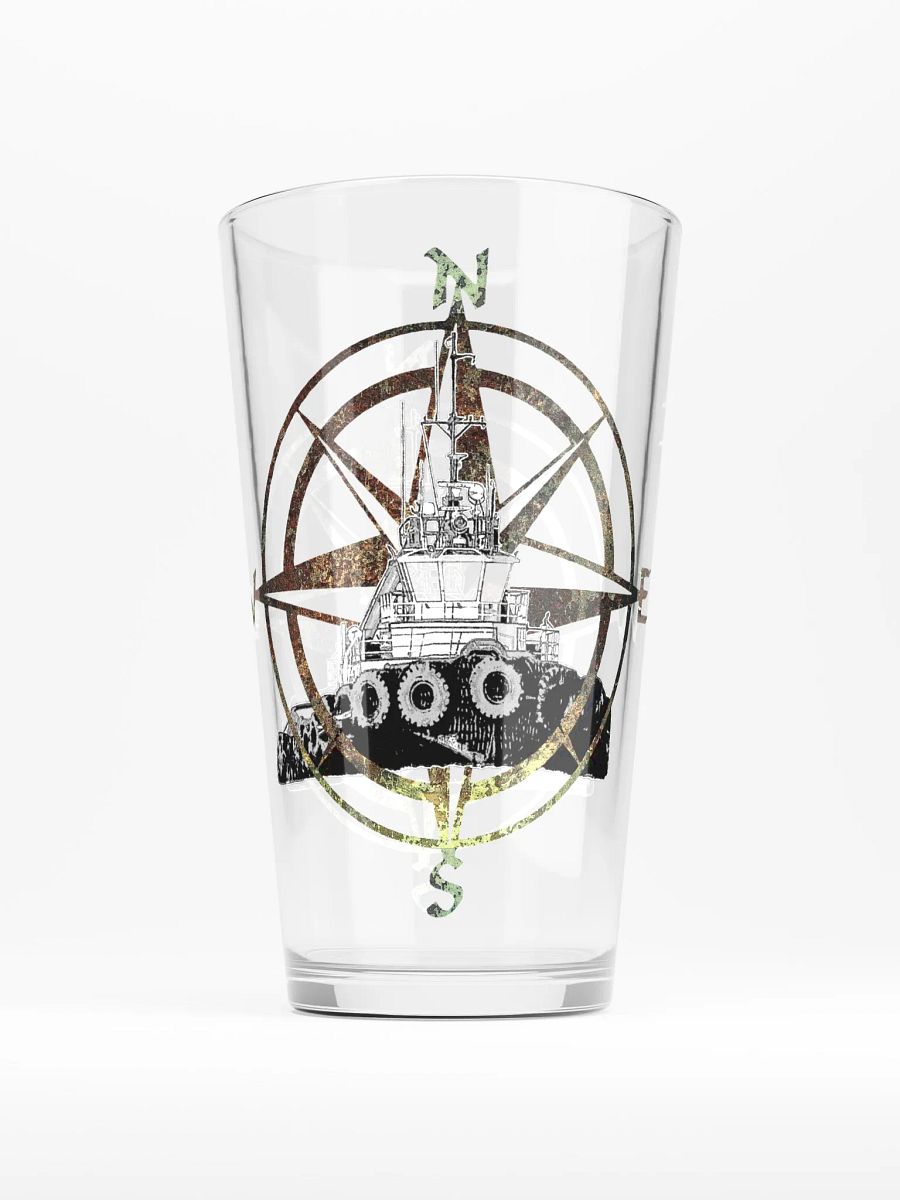 Compass Rose Marshall Foss 16oz Pint Glass product image (1)