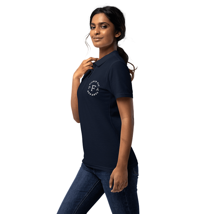 PFA White Circle Women's Polo product image (2)