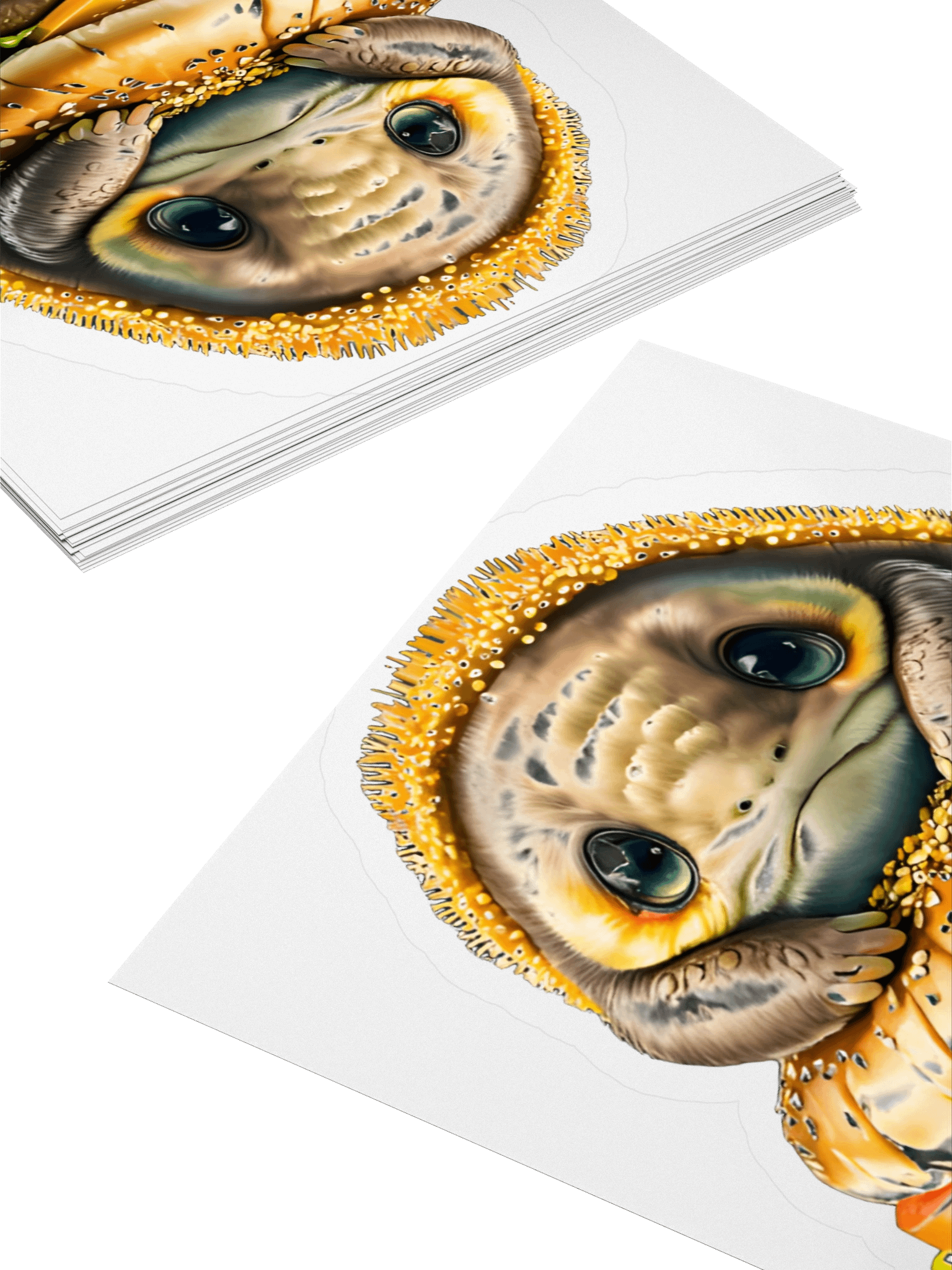 Water Bear Deluxe Burger Sticker product image (12)