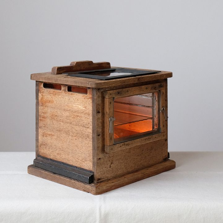 Antique wooden star film copier，French rural ambience lamp， product image (1)