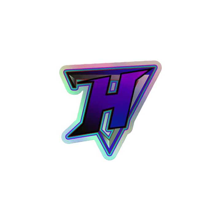 HugotheSumo Logo: Holographic Sticker Sheet product image (1)