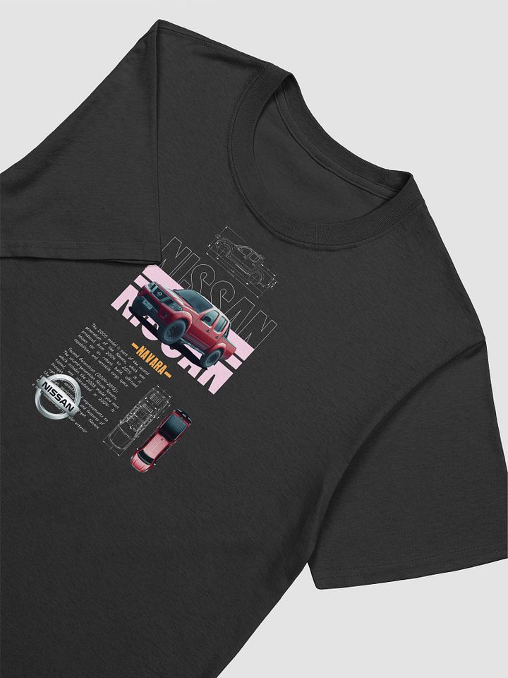 Nissan Red Pickup Truck Top-Down T-Shirt product image (2)