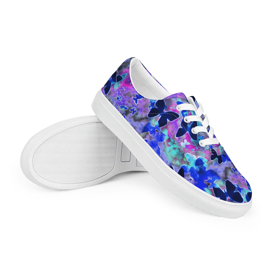 butterfly nebula lace up canvas shoes (womens) product image (6)