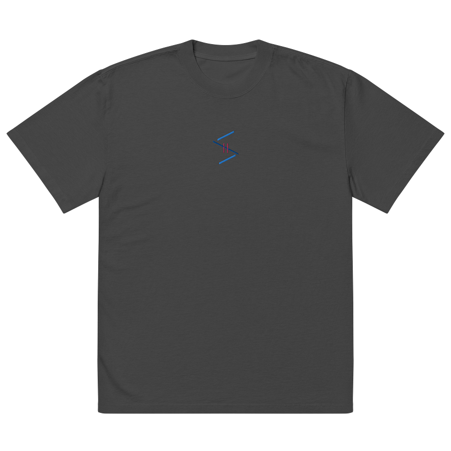 'PaperCup' embroidered OVERSIZED t-shirt product image (2)
