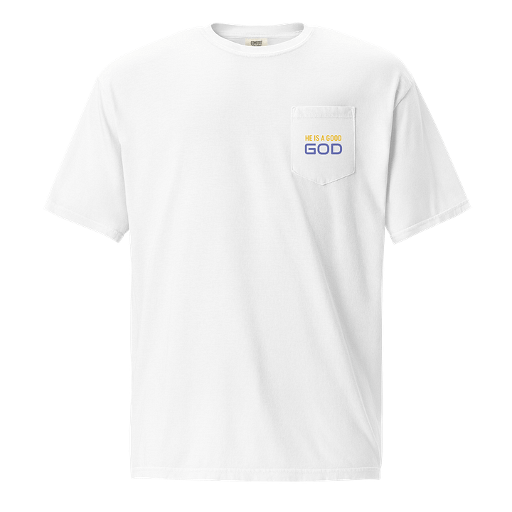 GOOD GOD | Pocket Tee — Cross & Wide, Print product image (2)