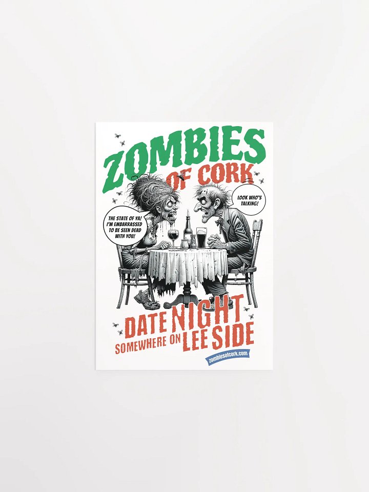 Copy of Zombie Date Night Printed Poster (Various Sizes) product image (2)
