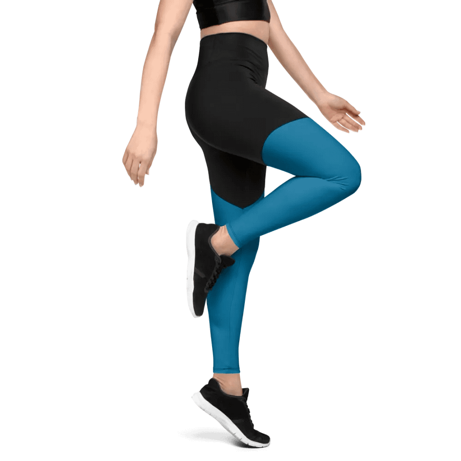 Sports Leggings (Peacock) product image (5)