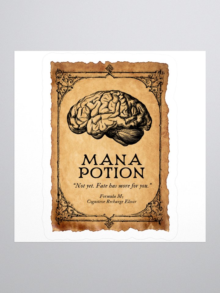 Mana Potion Sticker (Transparent) product image (1)