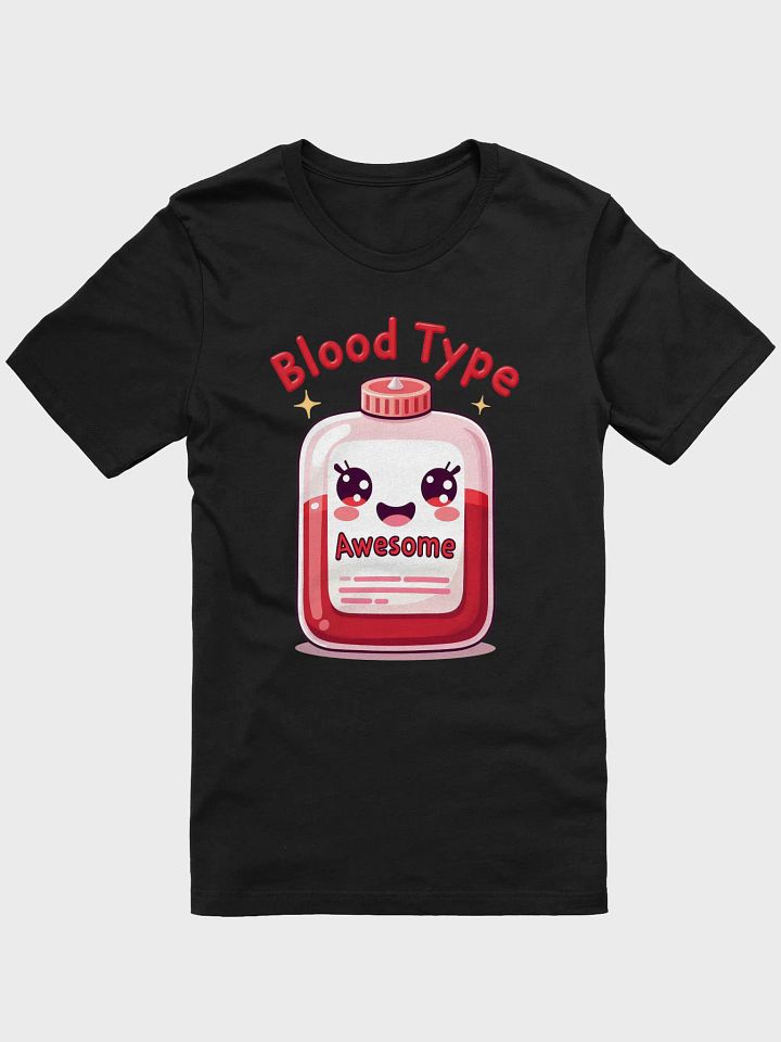 Awesome Blood Type Cartoon T-Shirt product image (4)