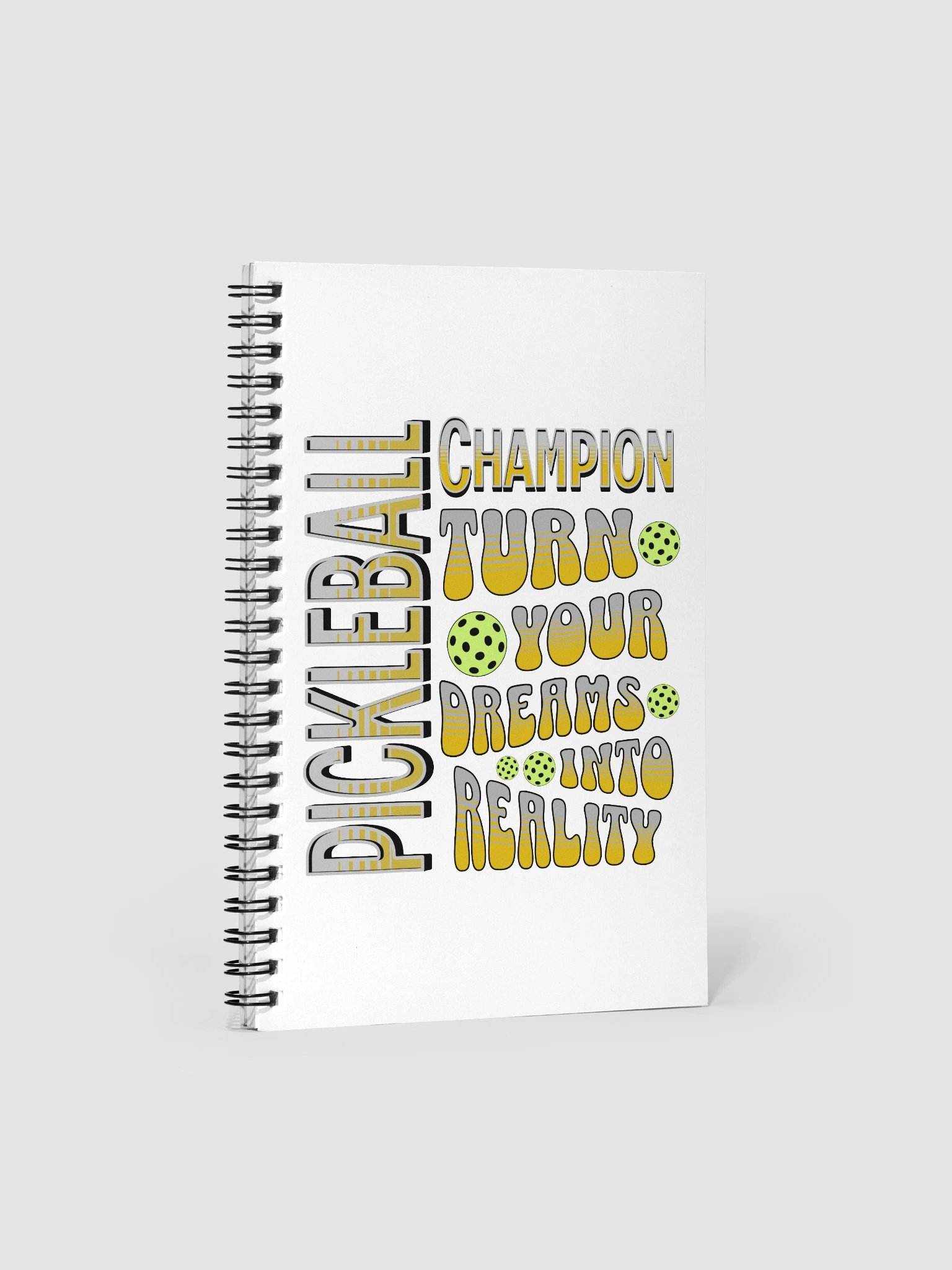 Champion Dreams Turn Your Dreams Into Reality Spiral Notebook product image (2)