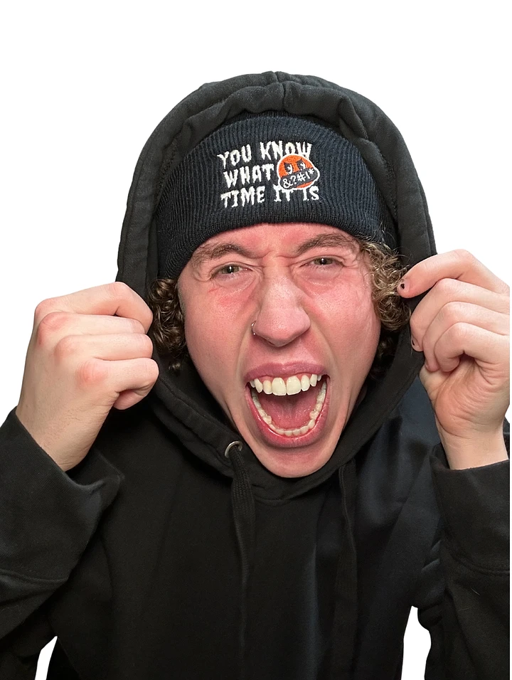 Screaming My Head Off Beanie (Black) product image (1)
