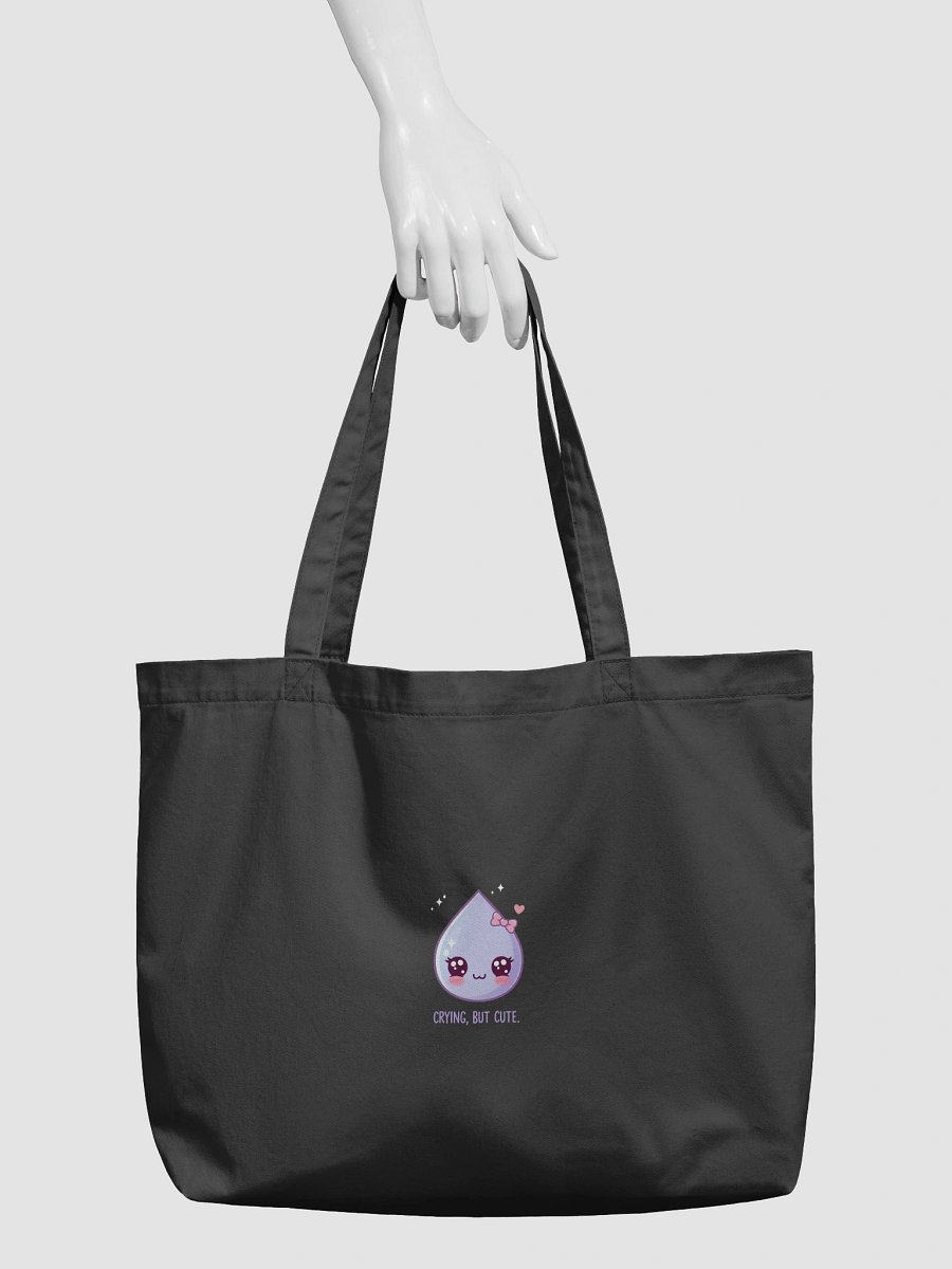 Crying, But Cute – Cotton Tote Bag product image (3)