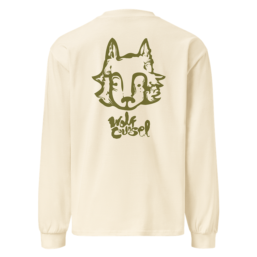 Wolf Counsel AS Colour Premium Heavyweight Long Sleeve Shirt (Back Patch) product image (2)