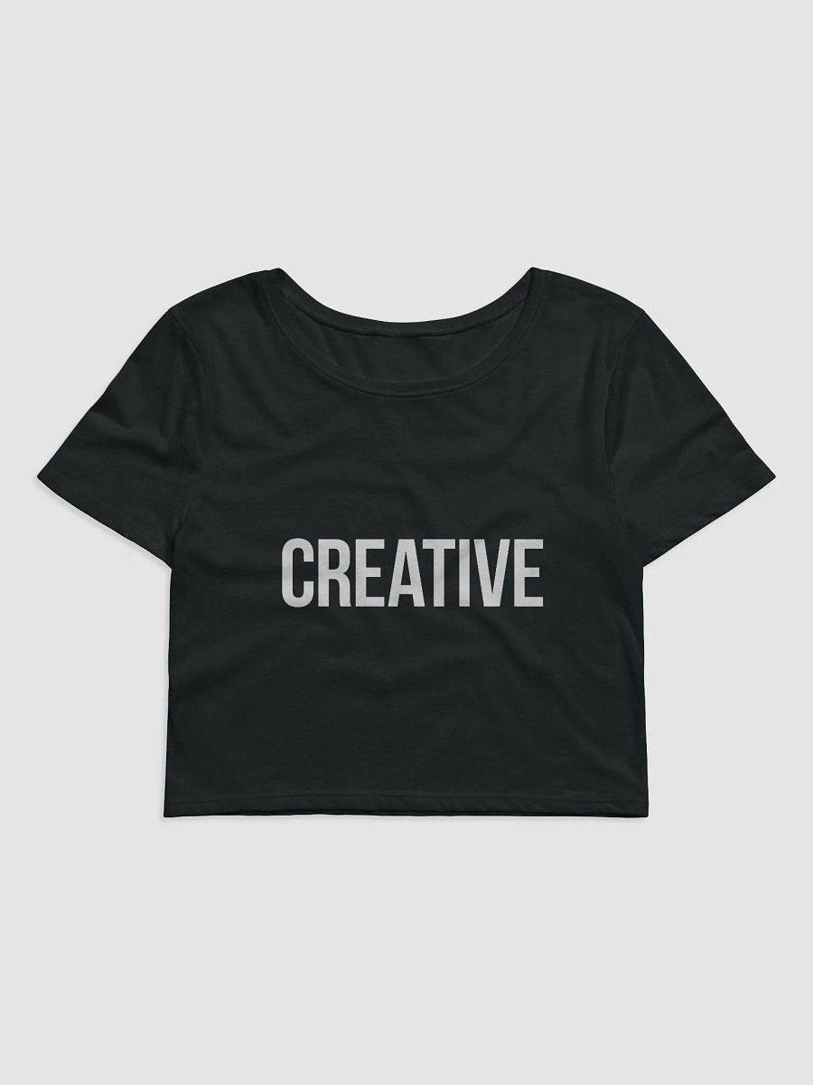 CartyCrew - Creative Cropped Black T product image (1)