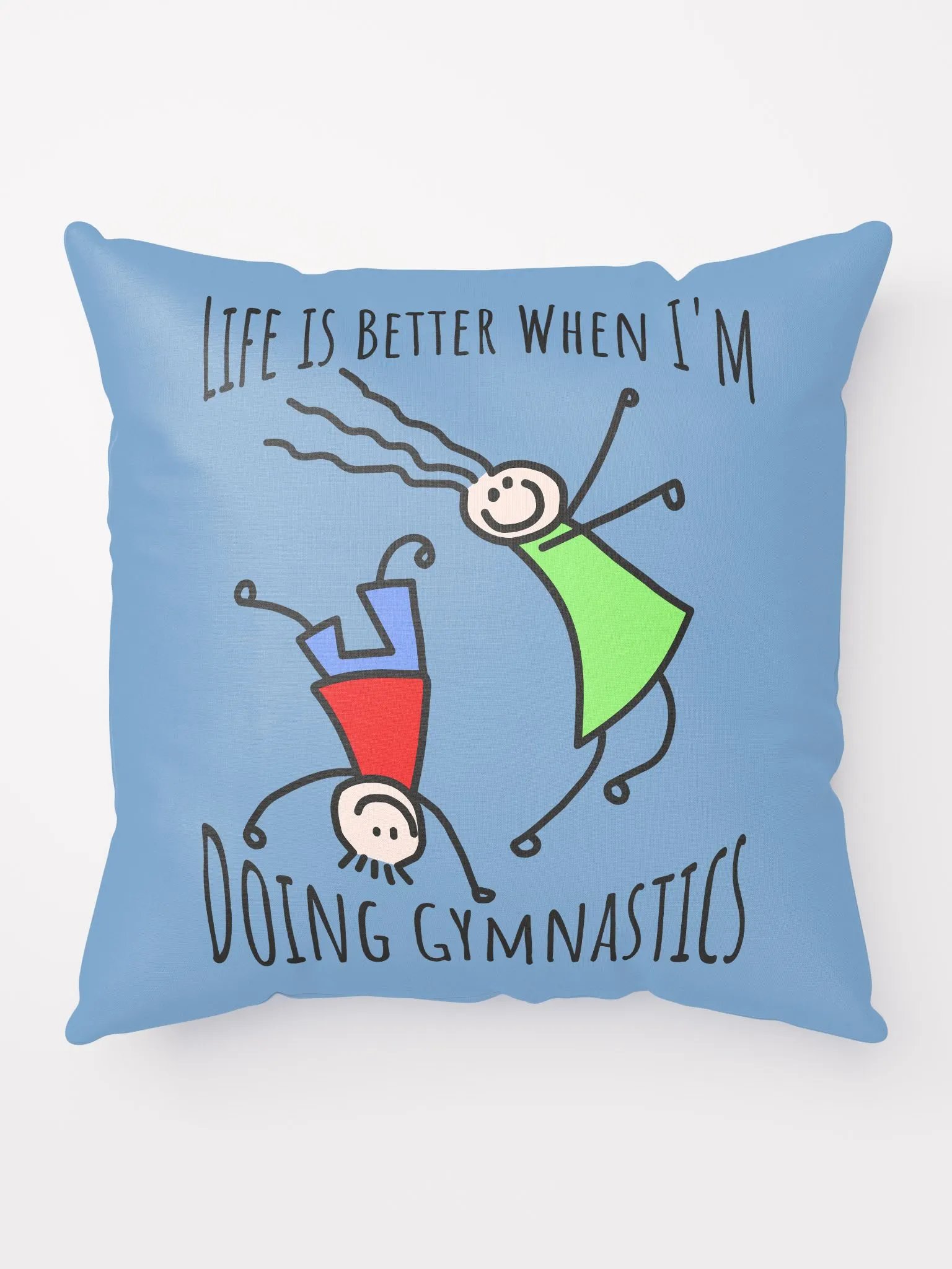 Whimsical Life is Better When I'm Doing Gymnastics Pillow product image (6)