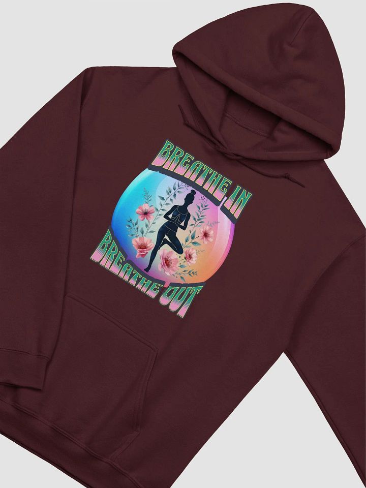 Breathe In Breathe Out Yoga Zen Floral Breathe Classic Hoodie product image (10)