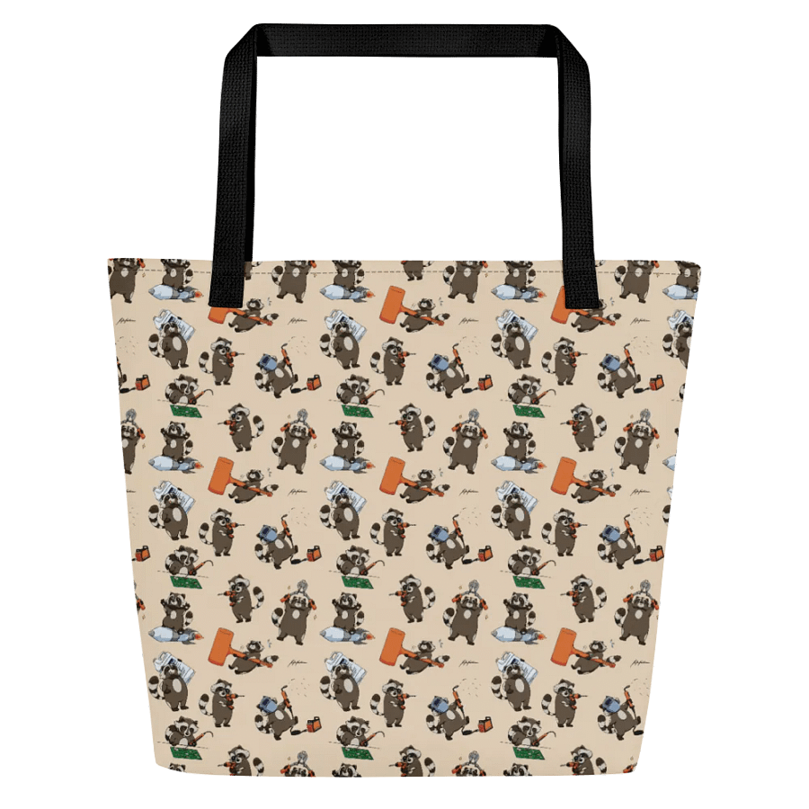 AH! RACCOONS EVERYWHERE! Tote Bag product image (3)