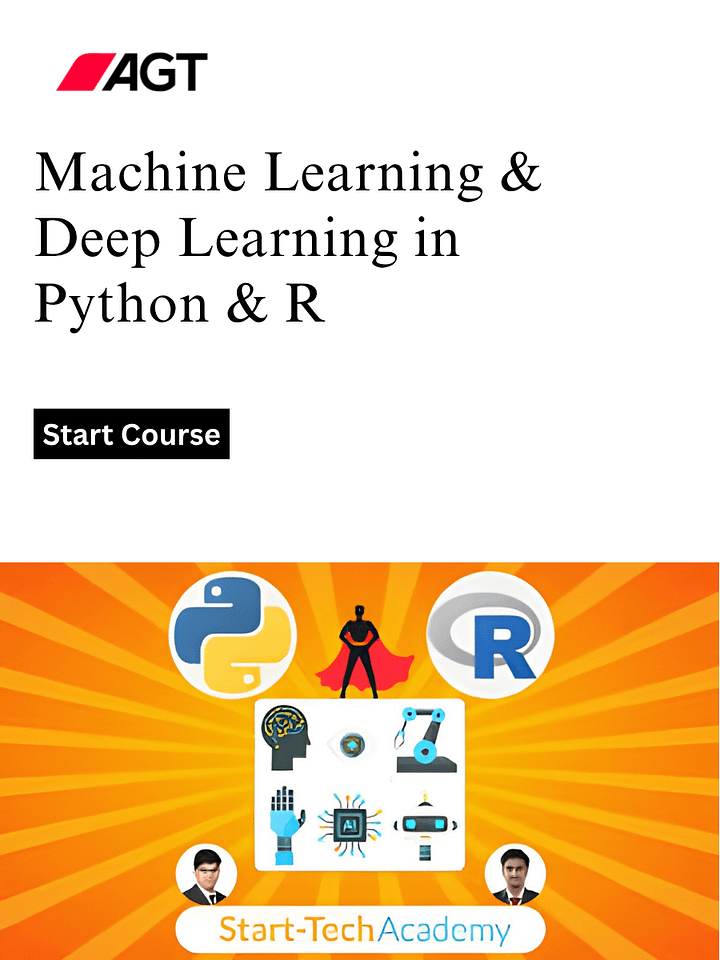 Machine Learning & Deep Learning in Python & R product image (1)