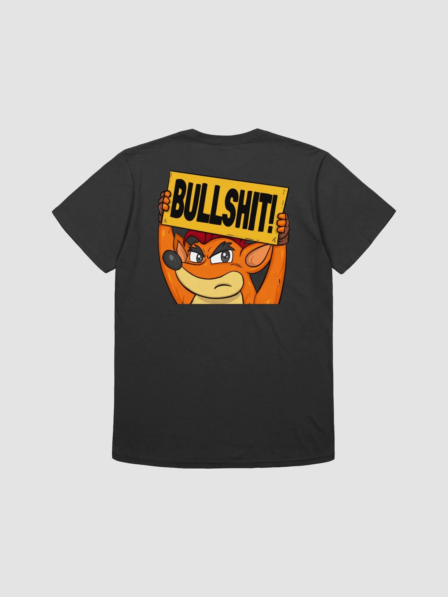 Logo T-Shirt With Bullsh*t Emote On Back product image (12)