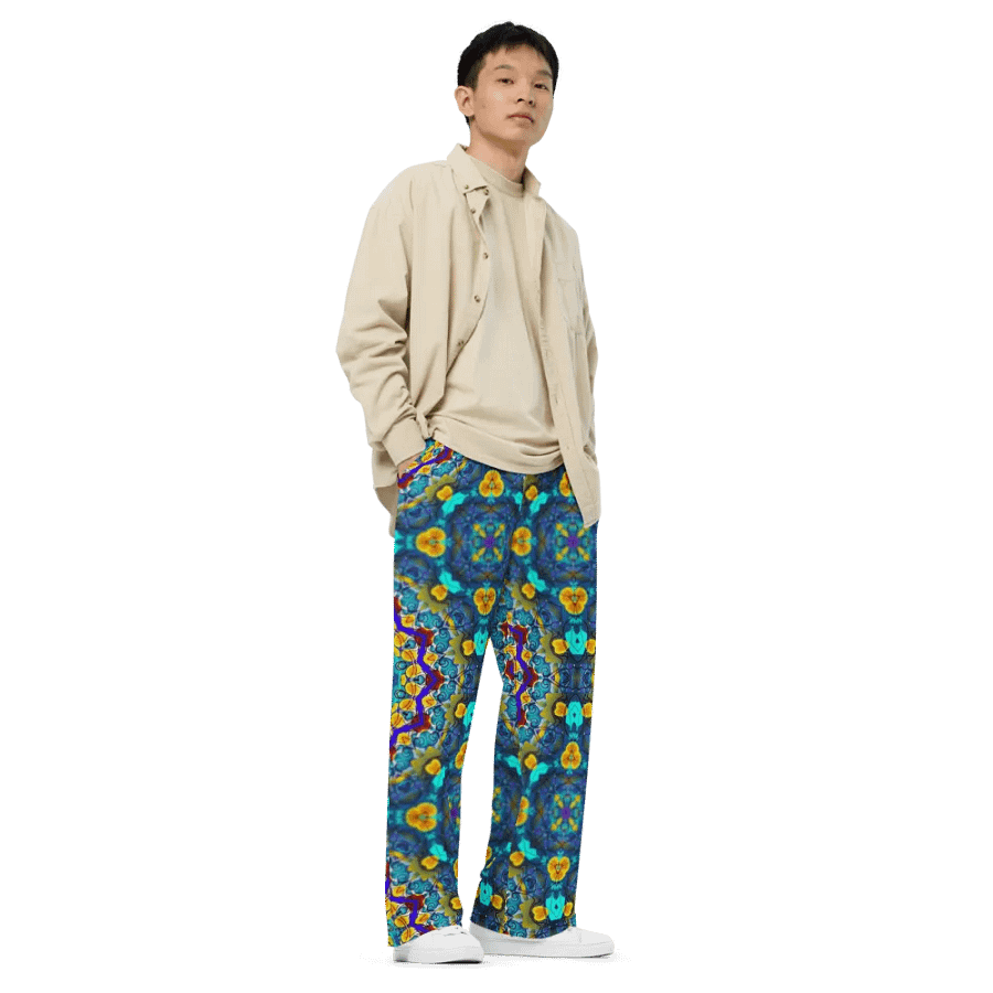 Blur Kaleidoscope Wideleg Pants product image (3)