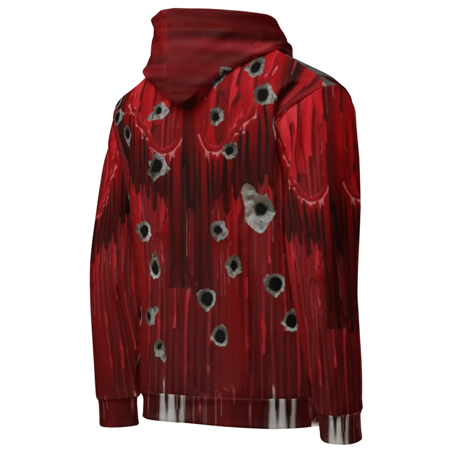 Demonic Skull Blood Dripping All-Over Hoodie product image (6)