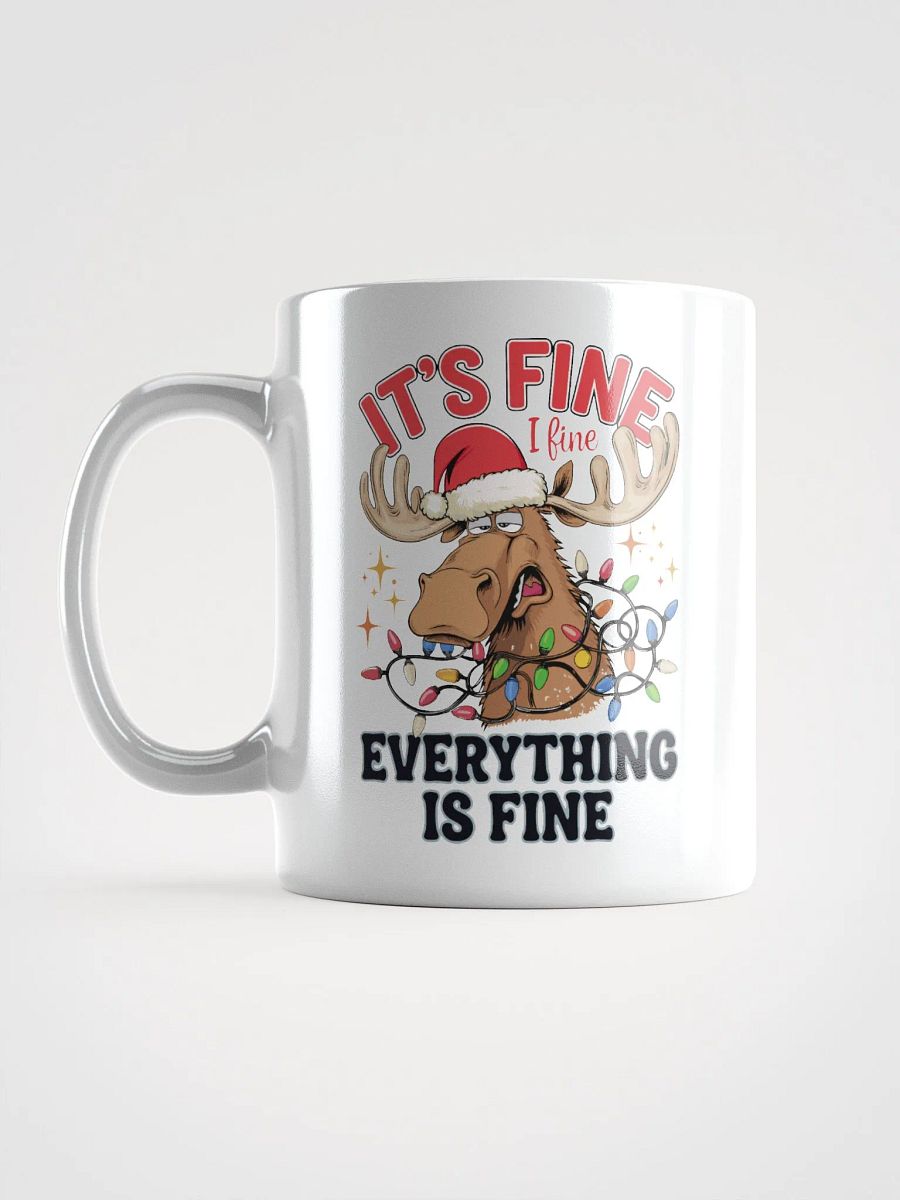 Festive Moose 'It's Fine' Mug product image (4)