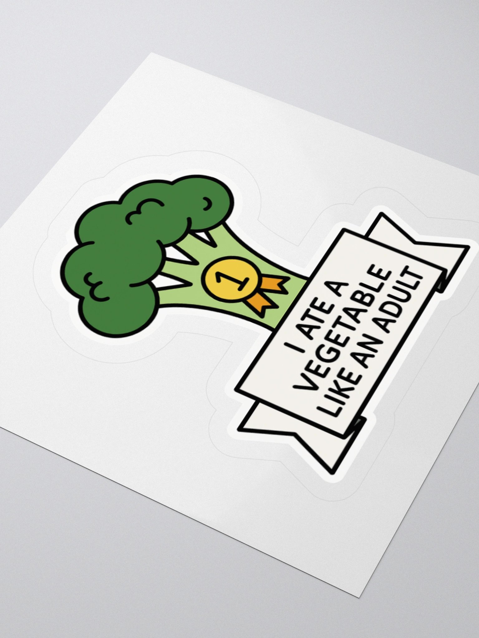 “I Ate a Vegetable Like an Adult” Sticker product image (10)