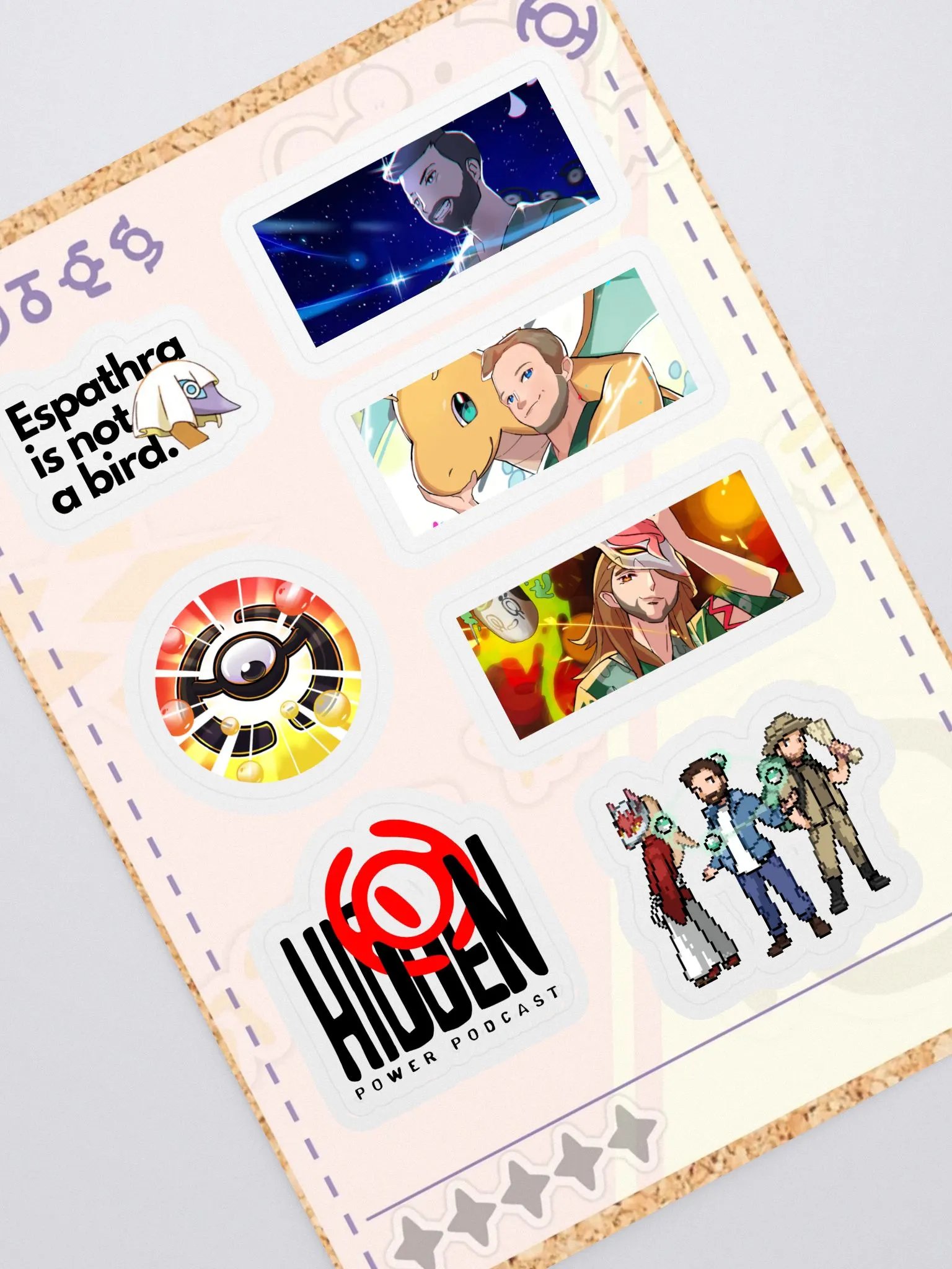 Hidden Power Classic - Sticker Sheet product image (1)