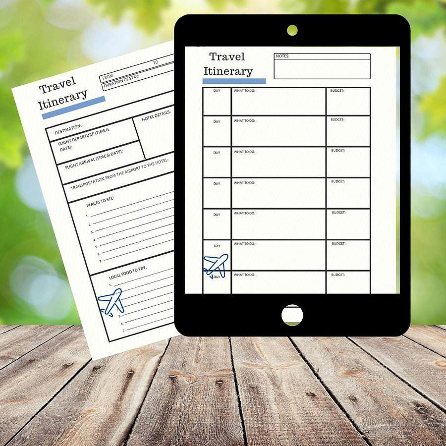 Itinerario para tu Viaje Soñado- Imprimible product image (2)