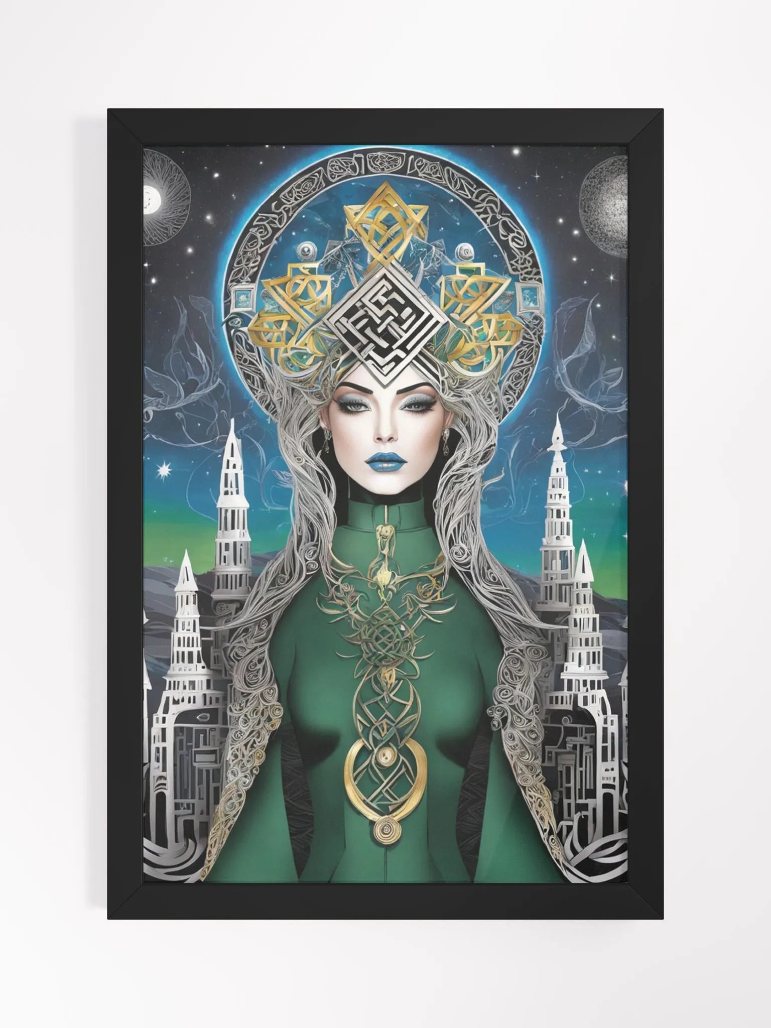 Winter Wiccan 11 - Framed Matte Poster product image (1)