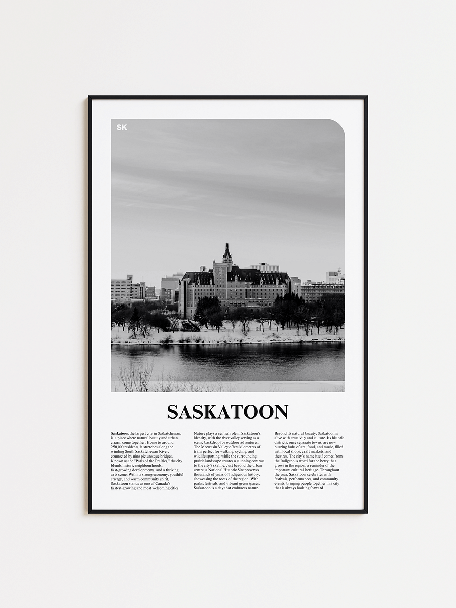 Saskatoon 01 Newspaper Poster product image (1)