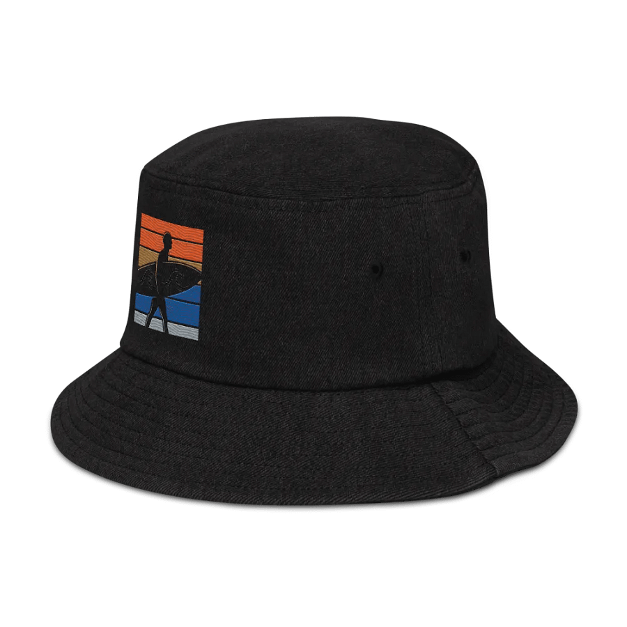 Surf Silhouette Denim Bucket Hat product image (4)