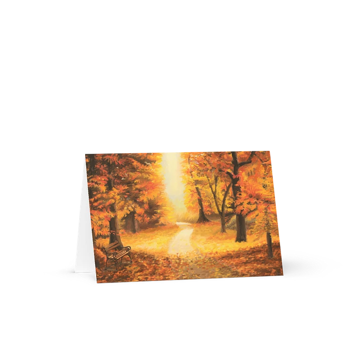 Greeting Card: “Autumn’s Serenade” product image (1)