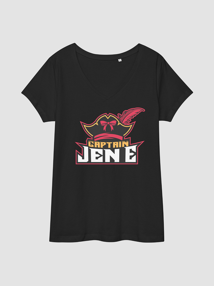 Captain Jen E Women's Fitted V-neck T-Shirt product image (2)