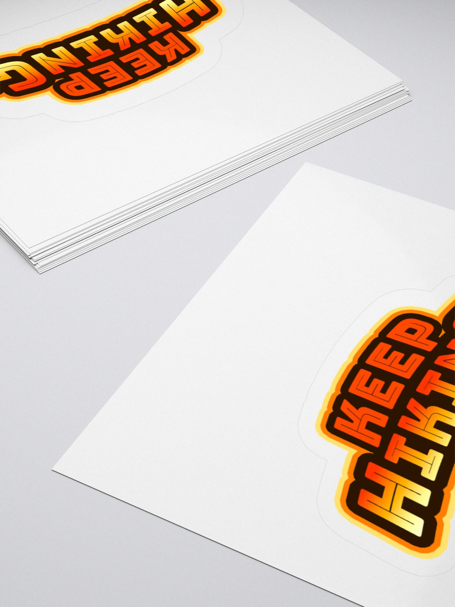 Energize Your Gear with 'KEEP HIKING!' Stickers product image (12)