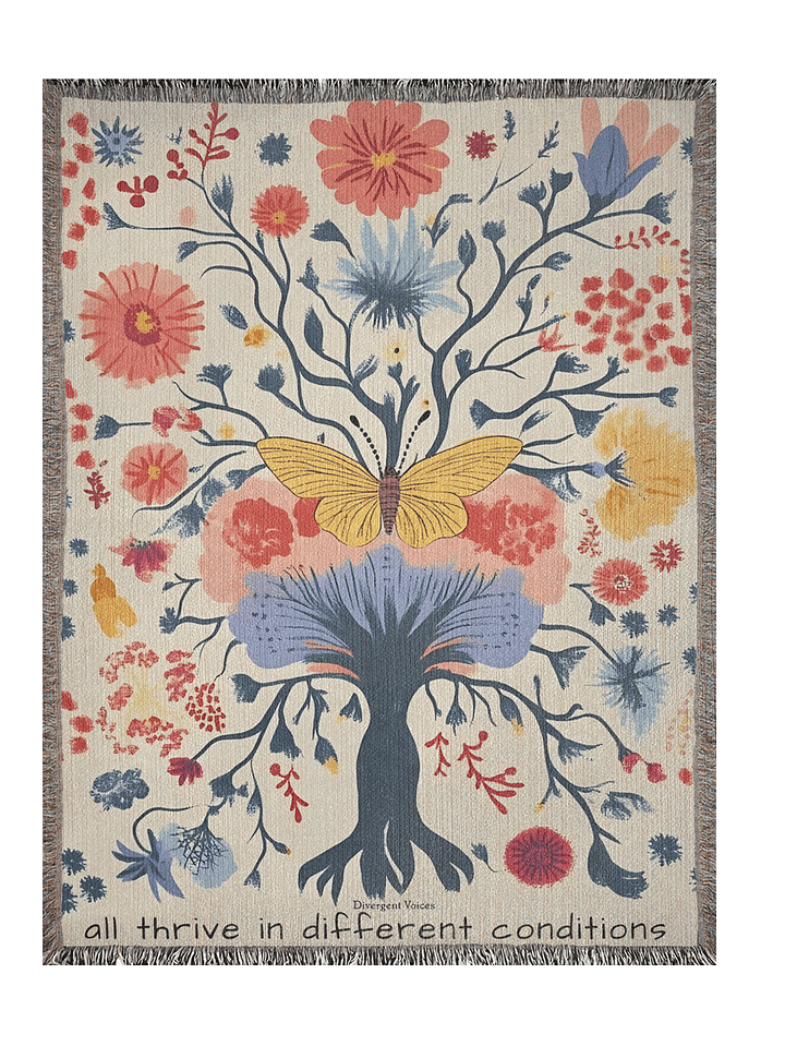 All Thrive In Different Conditions Woven Blanket product image (1)