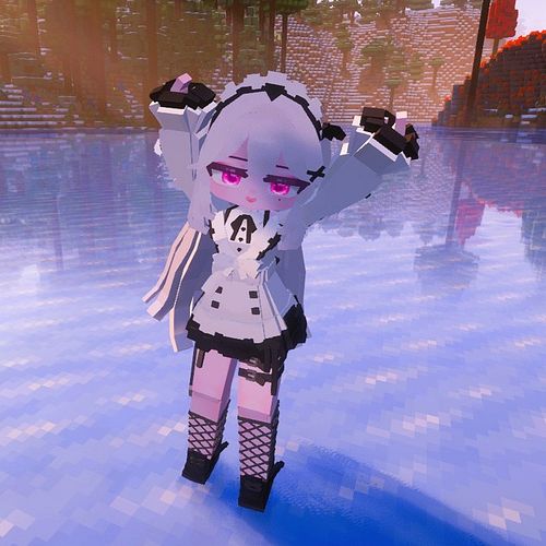 Cute Vampire Maid Model + Touhou Little Maid | Yes Steve Model

Check out the model here ✨: https://minou-shop.fourthwall.com...