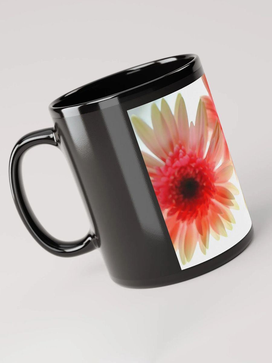 Flowers 2602 Black Coffee Mug product image (4)