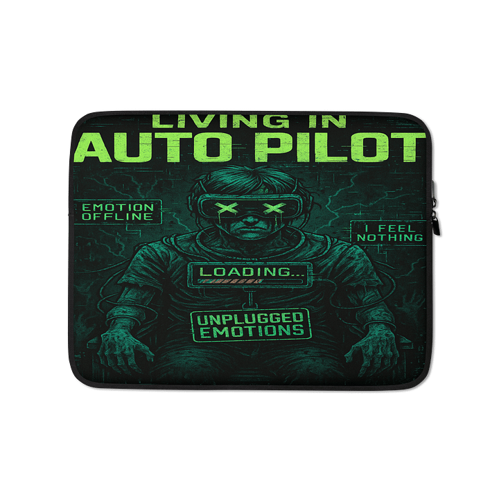 Living in Auto Pilot Laptop Sleeve product image (1)