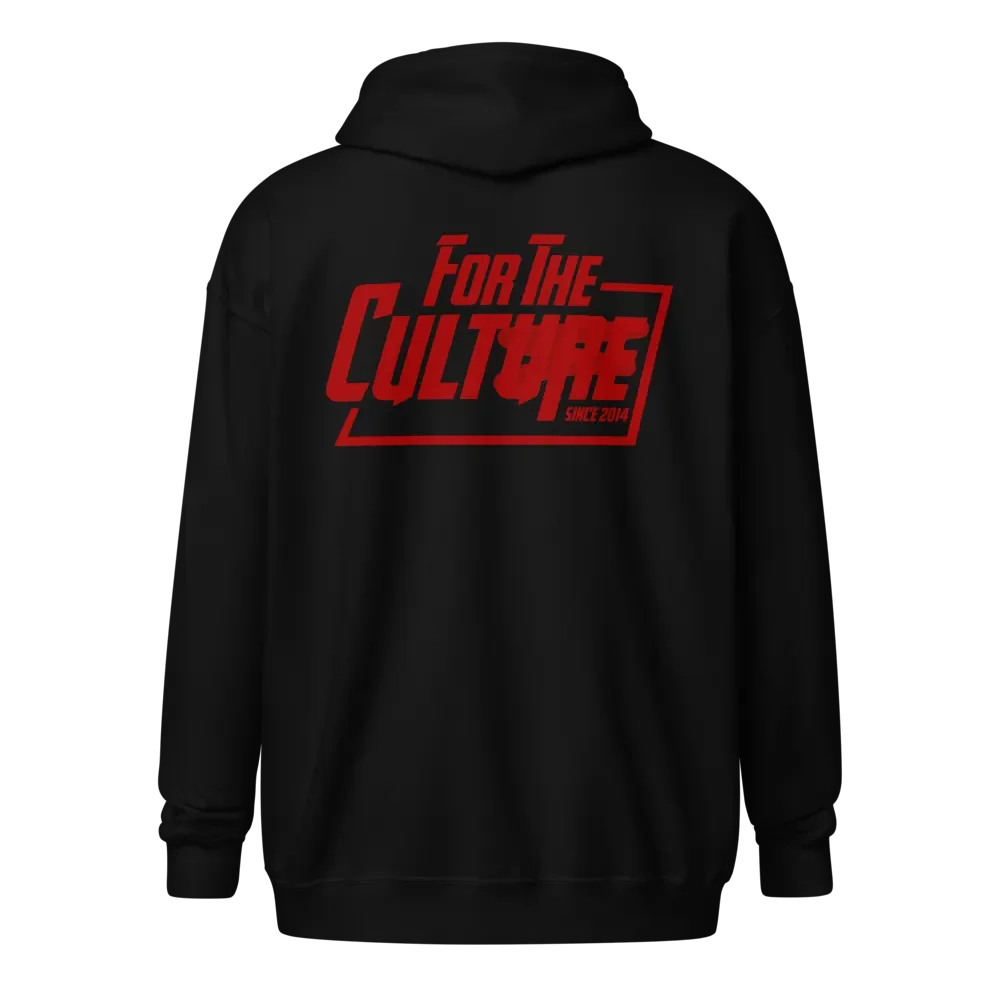 For the Culture Red Zip Up product image (1)